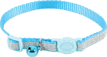 SHINY NYLON COLLAR - BLUE